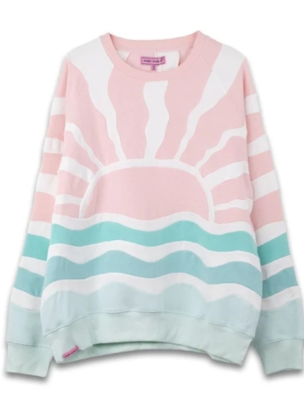 Various Sizes: Simply Southern Pink Sun Patchwork Hoodie- NWT